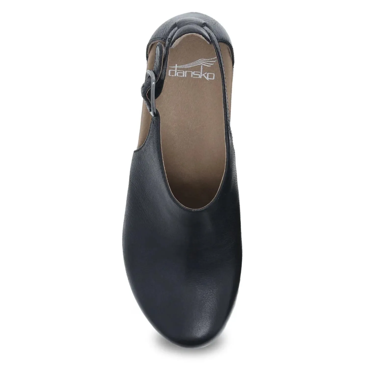 Sassy Heel In Black Milled Burnished