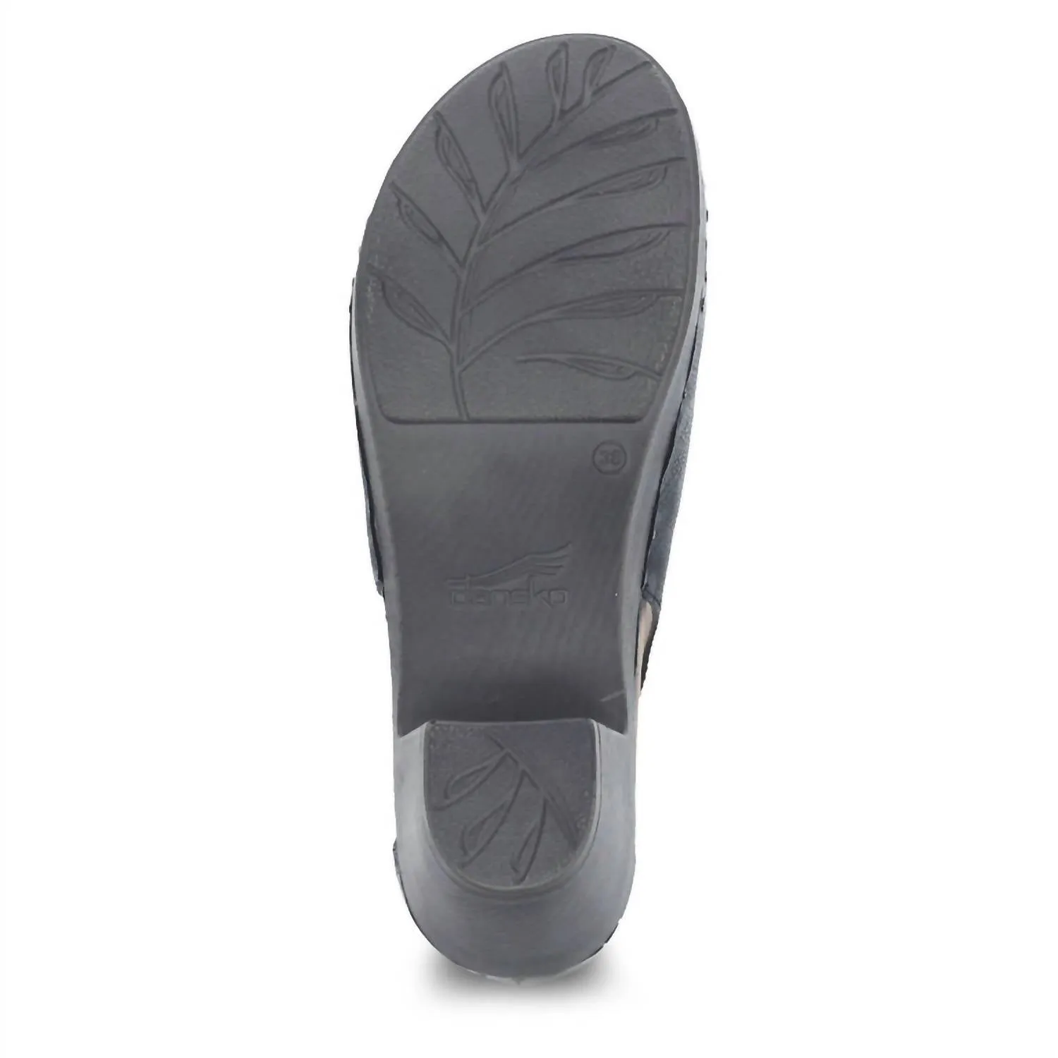 Sassy Heel In Black Milled Burnished