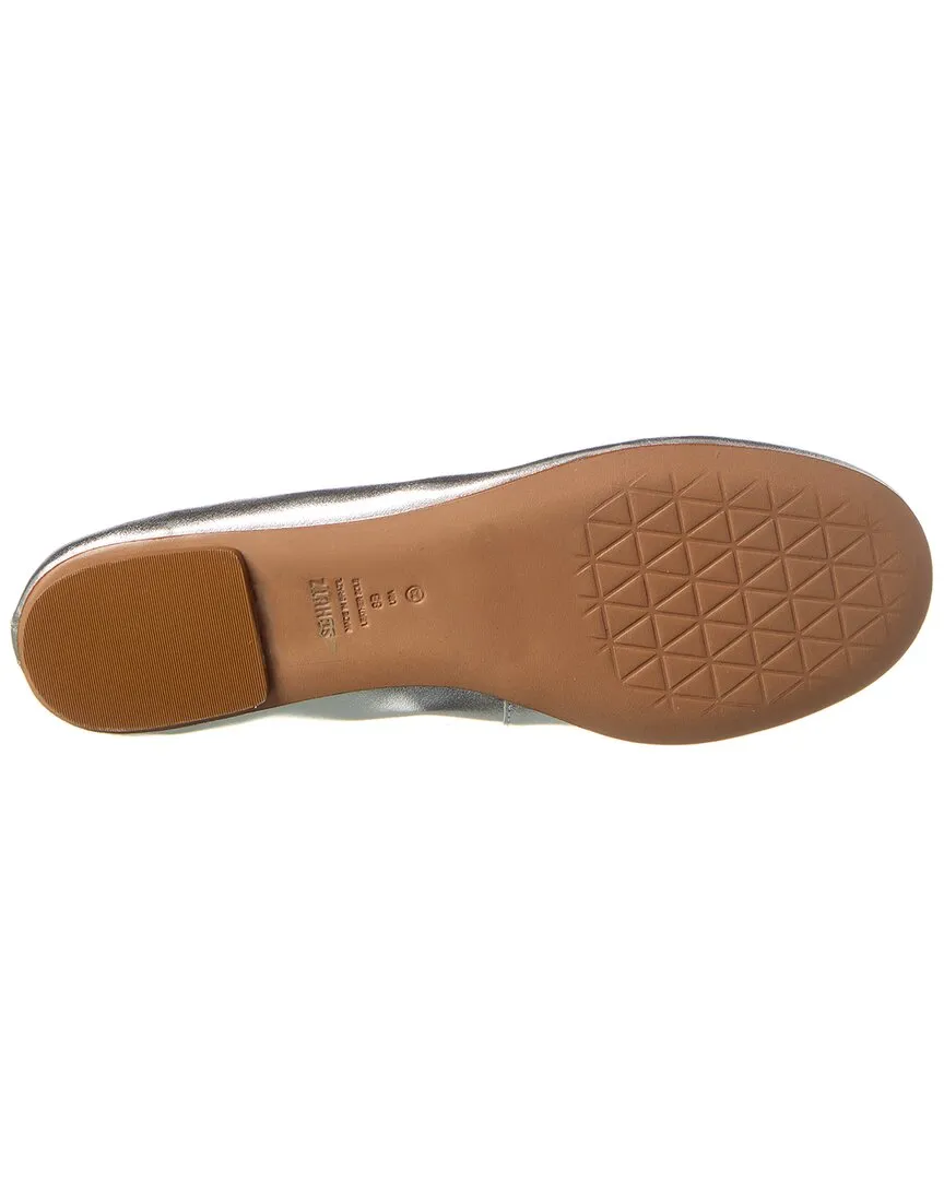 Schutz Bethany Leather Flat Ballet
