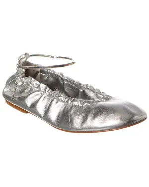 Schutz Bethany Leather Flat Ballet