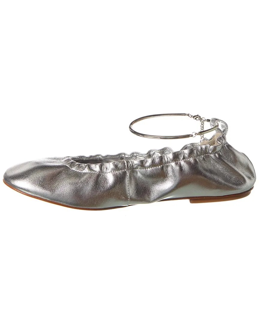 Schutz Bethany Leather Flat Ballet