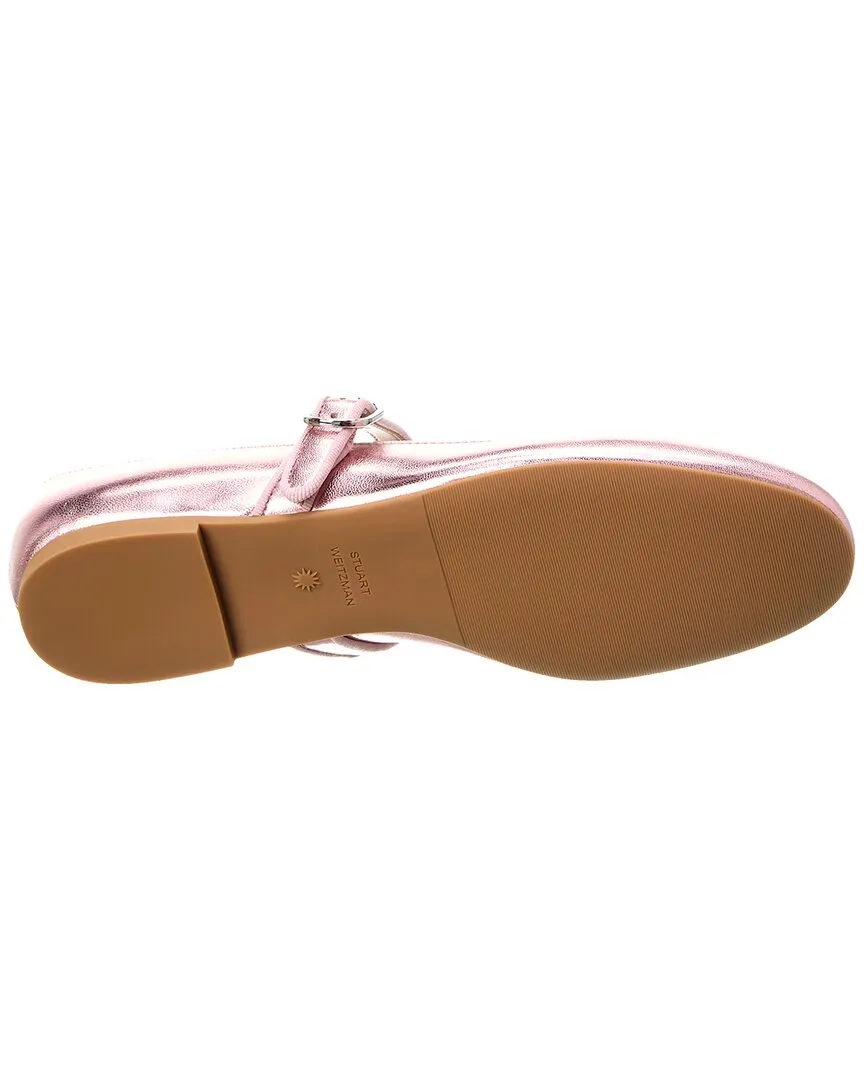 Stuart Weitzman Alice Leather Ballet Flat