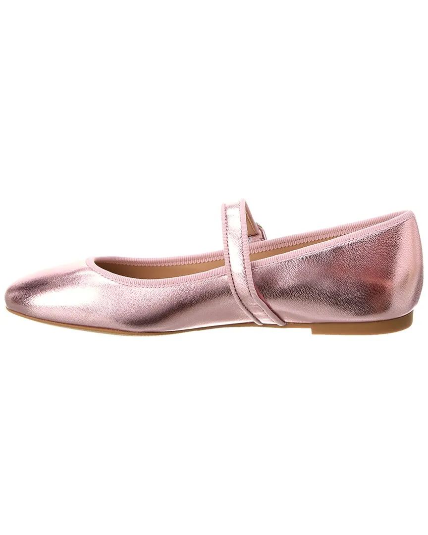 Stuart Weitzman Alice Leather Ballet Flat
