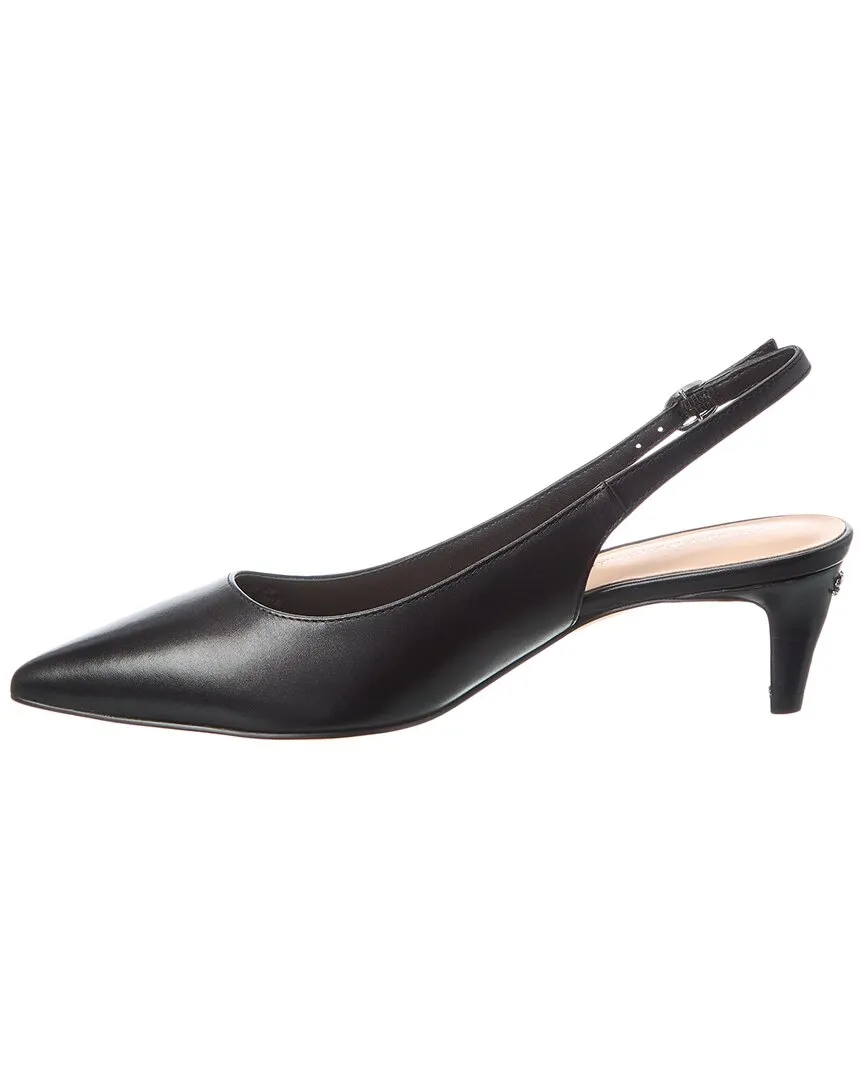 Stuart Weitzman Mara 50 Leather Slingback Pump