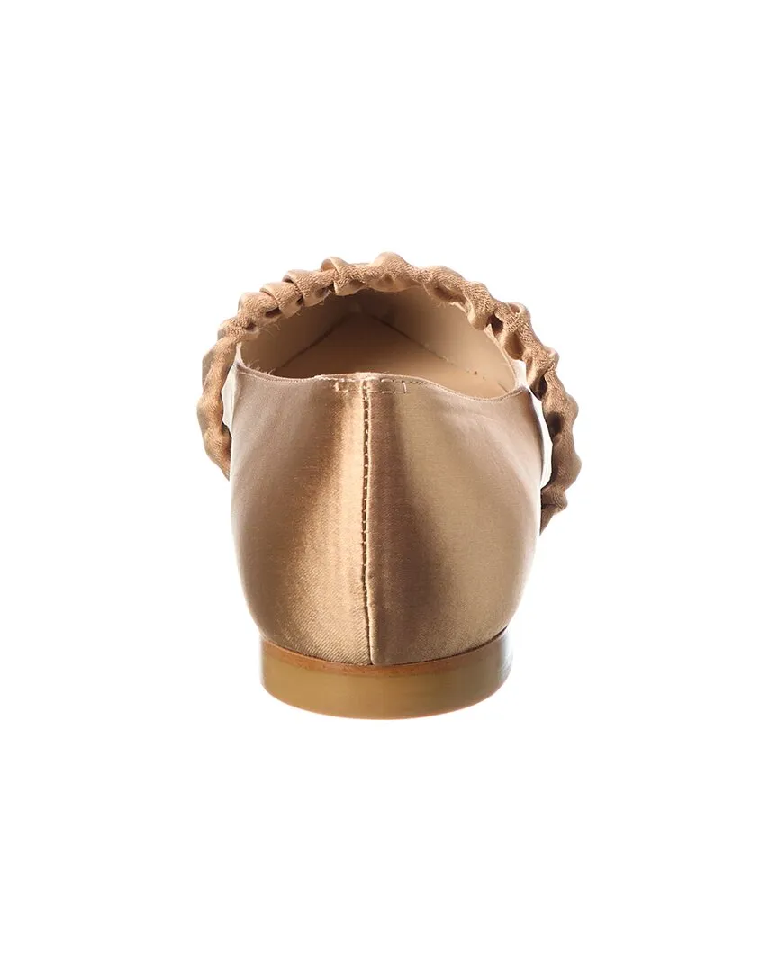 Stuart Weitzman Maxine Satin Ballet Flat