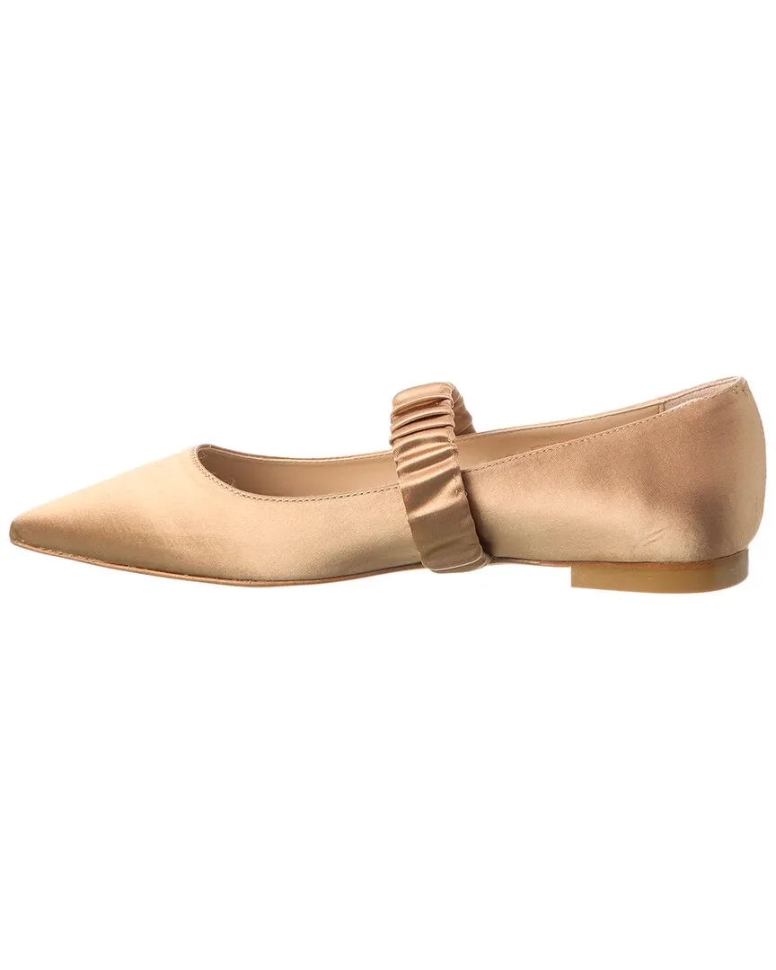 Stuart Weitzman Maxine Satin Ballet Flat