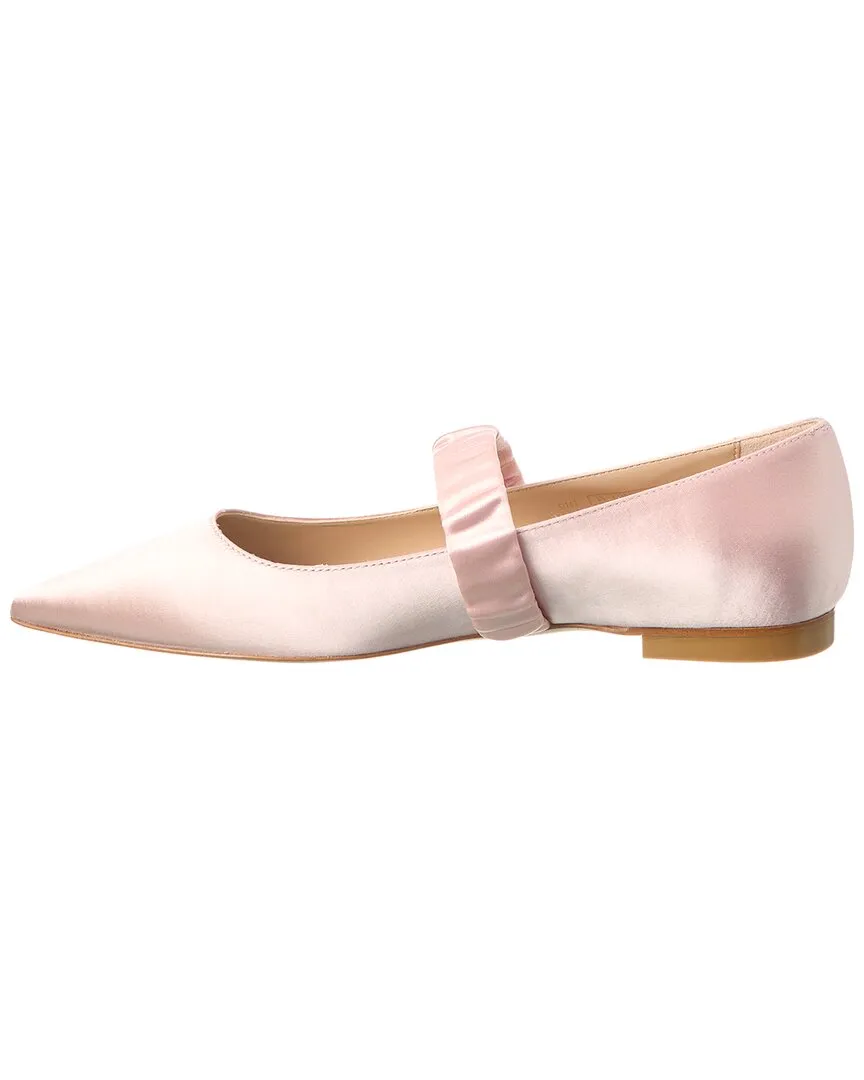 Stuart Weitzman Maxine Satin Ballet Flat