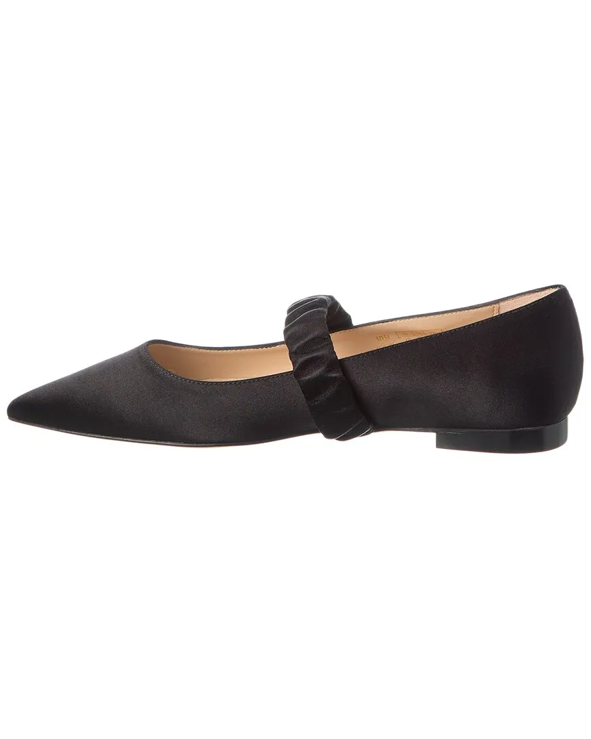 Stuart Weitzman Maxine Satin Ballet Flat
