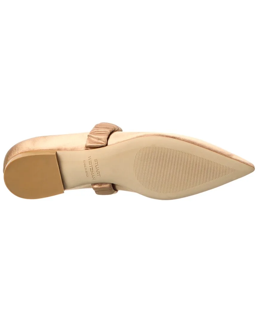 Stuart Weitzman Maxine Satin Ballet Flat