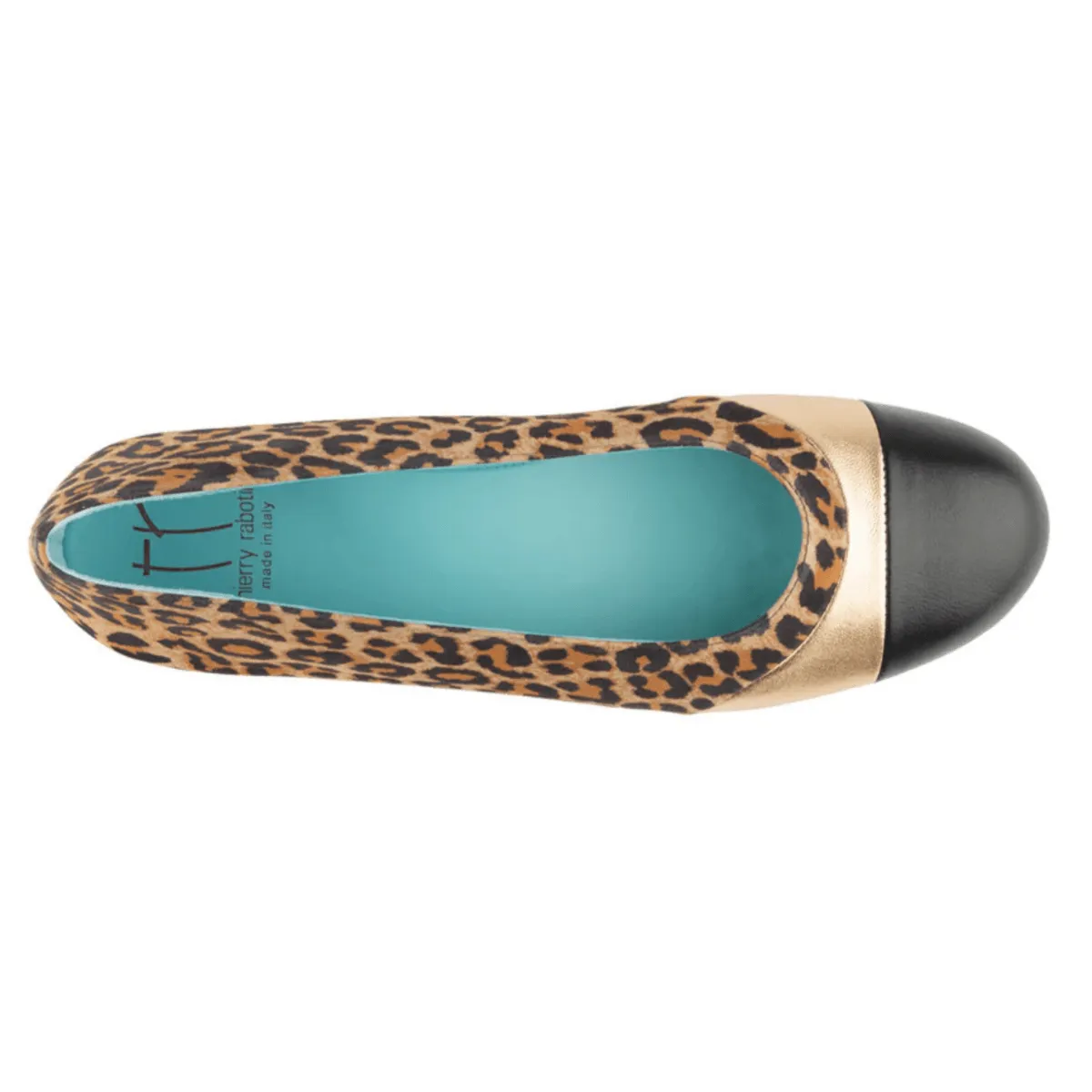Thierry Rabotin Women's Marta Black/Gold/Leopard