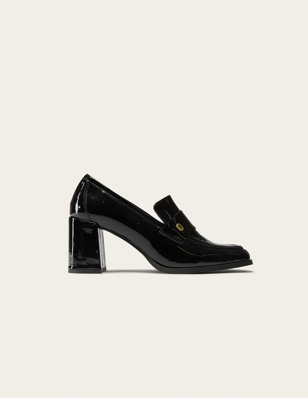 Tocca Pumps - Patent Black leather
