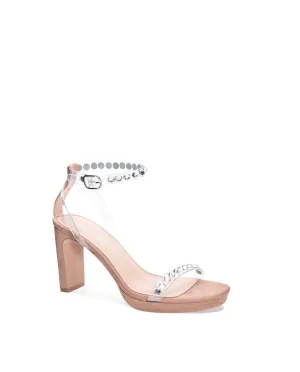 Tyler Platform Sandal In Nude
