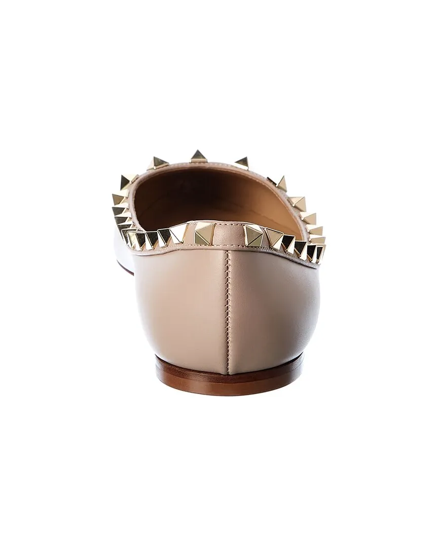 Valentino Rockstud Leather Flat