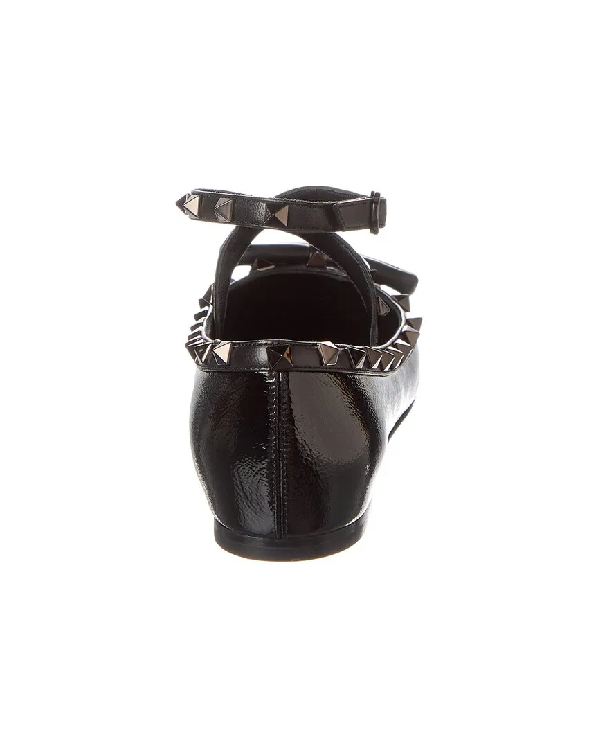 Valentino Rockstud Patent Ballet Flat