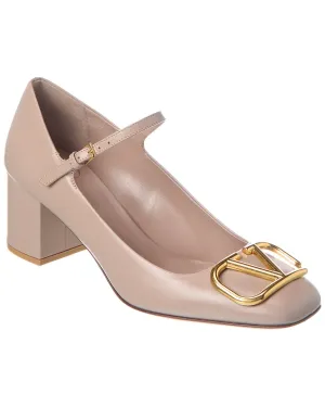 Valentino VLogo 60 Signature Leather Pump