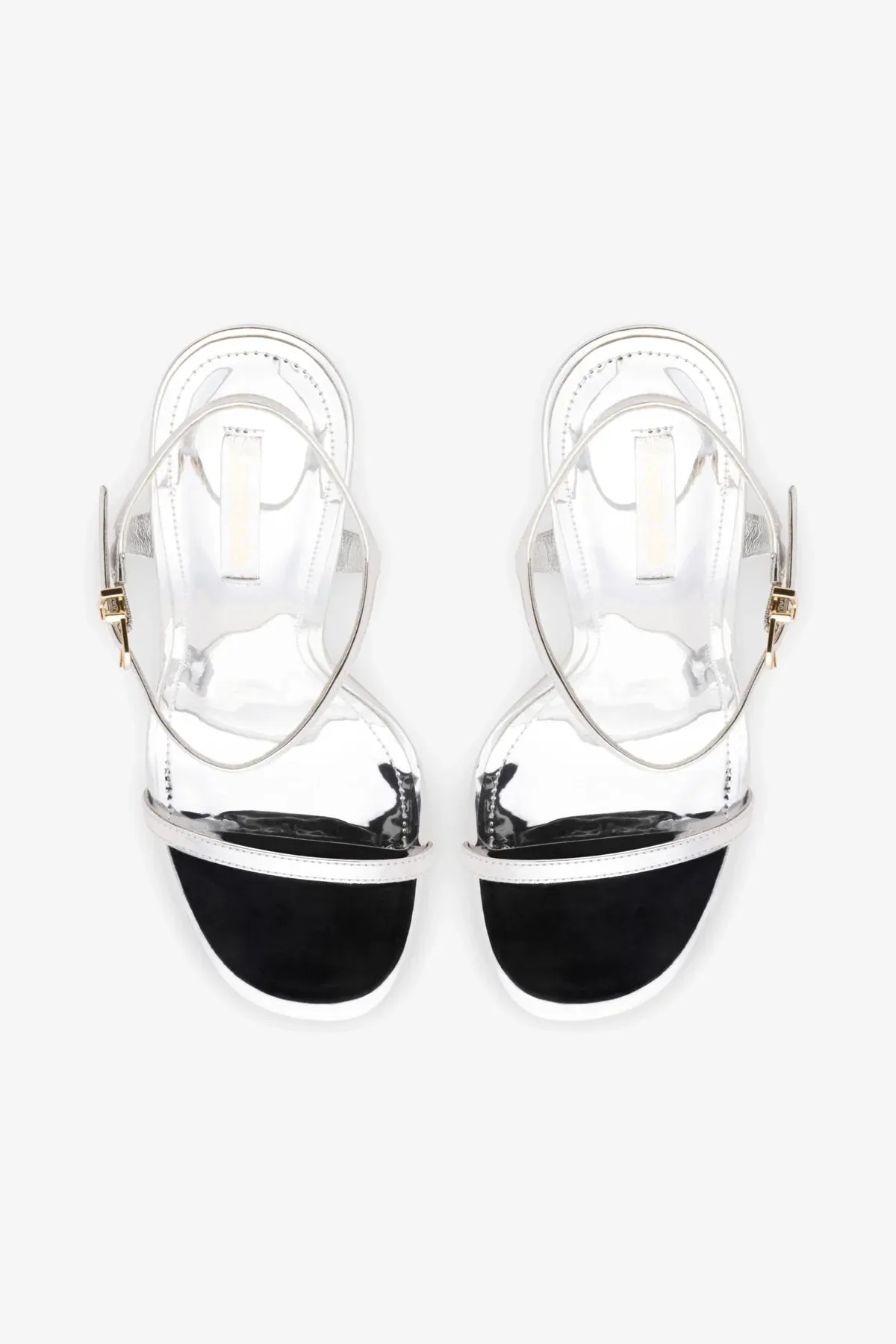 Venus Sandal In Silver Specchio