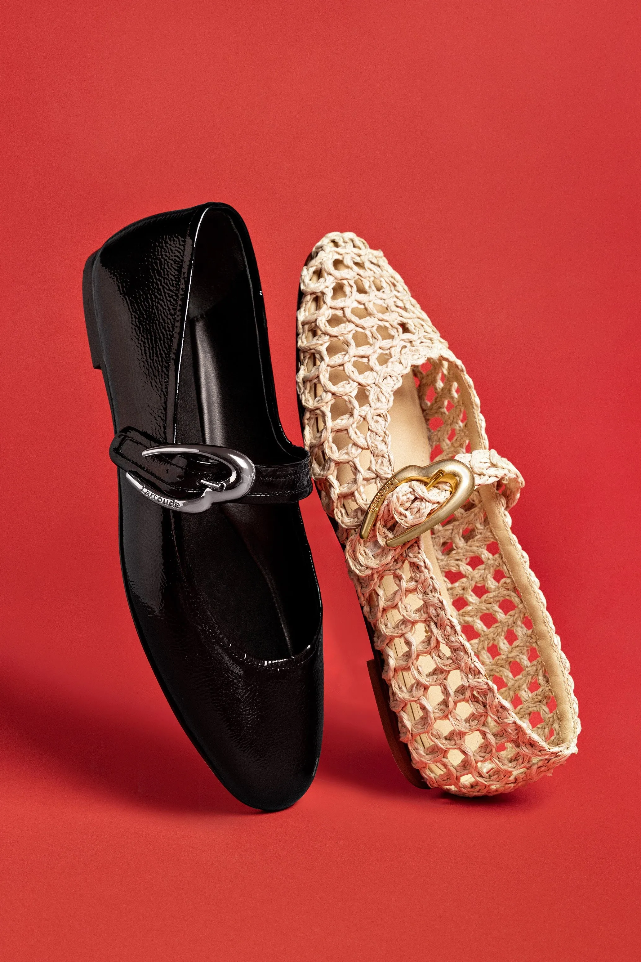 Verona Ballet Flat In Black Patent Leather