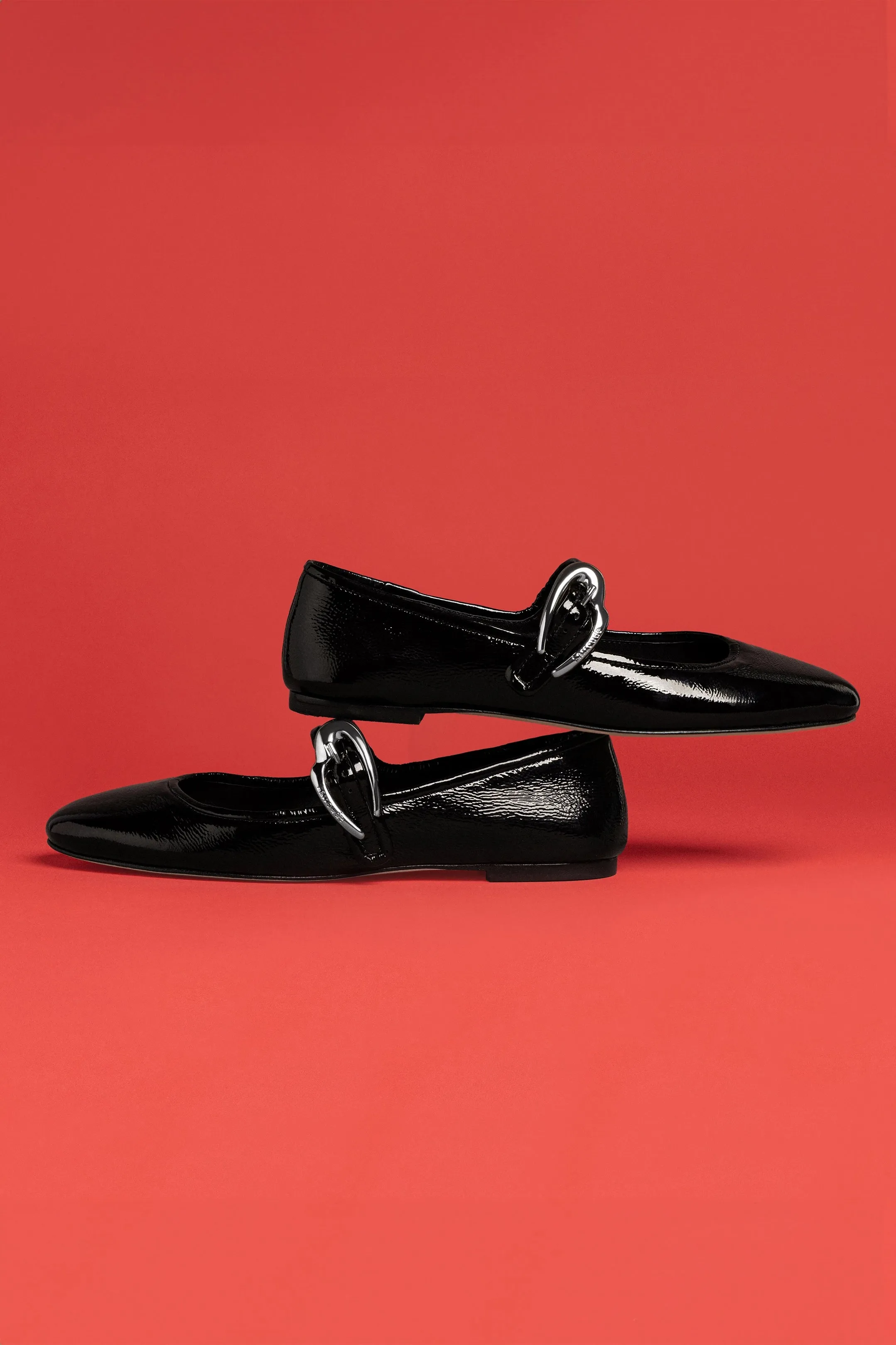 Verona Ballet Flat In Black Patent Leather