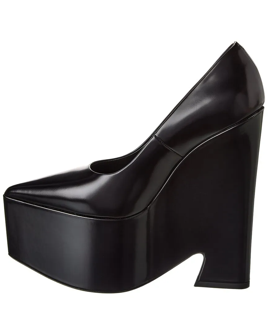 Versace Tempest Leather Platform Pump
