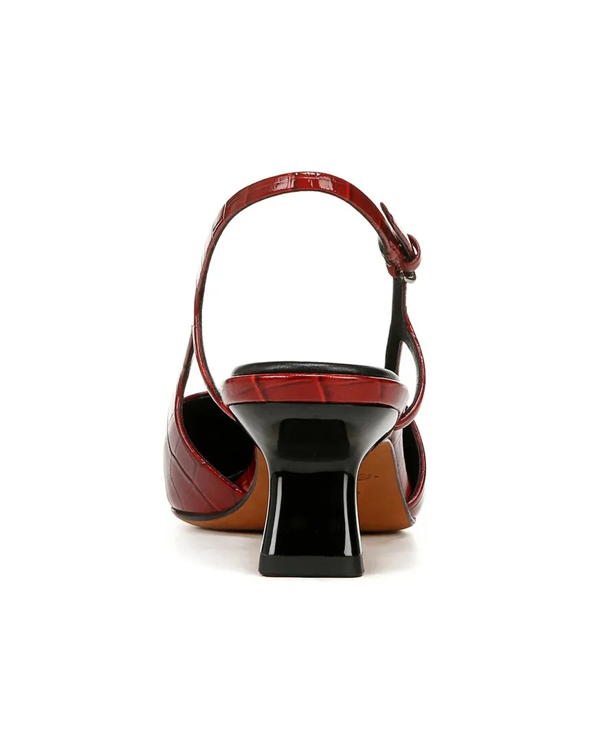 Vince Bianca Leather Slingback Pump
