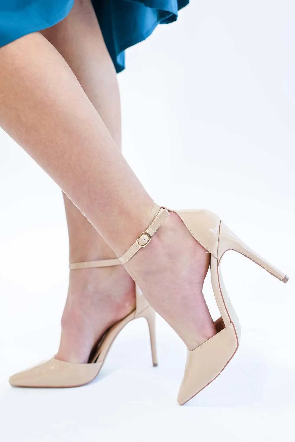Wildflower Heels In Nude