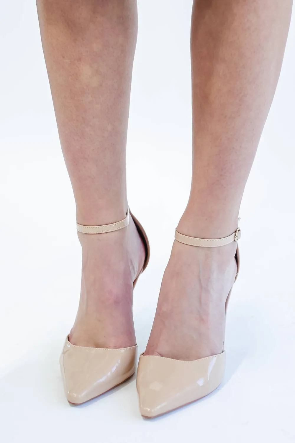 Wildflower Heels In Nude