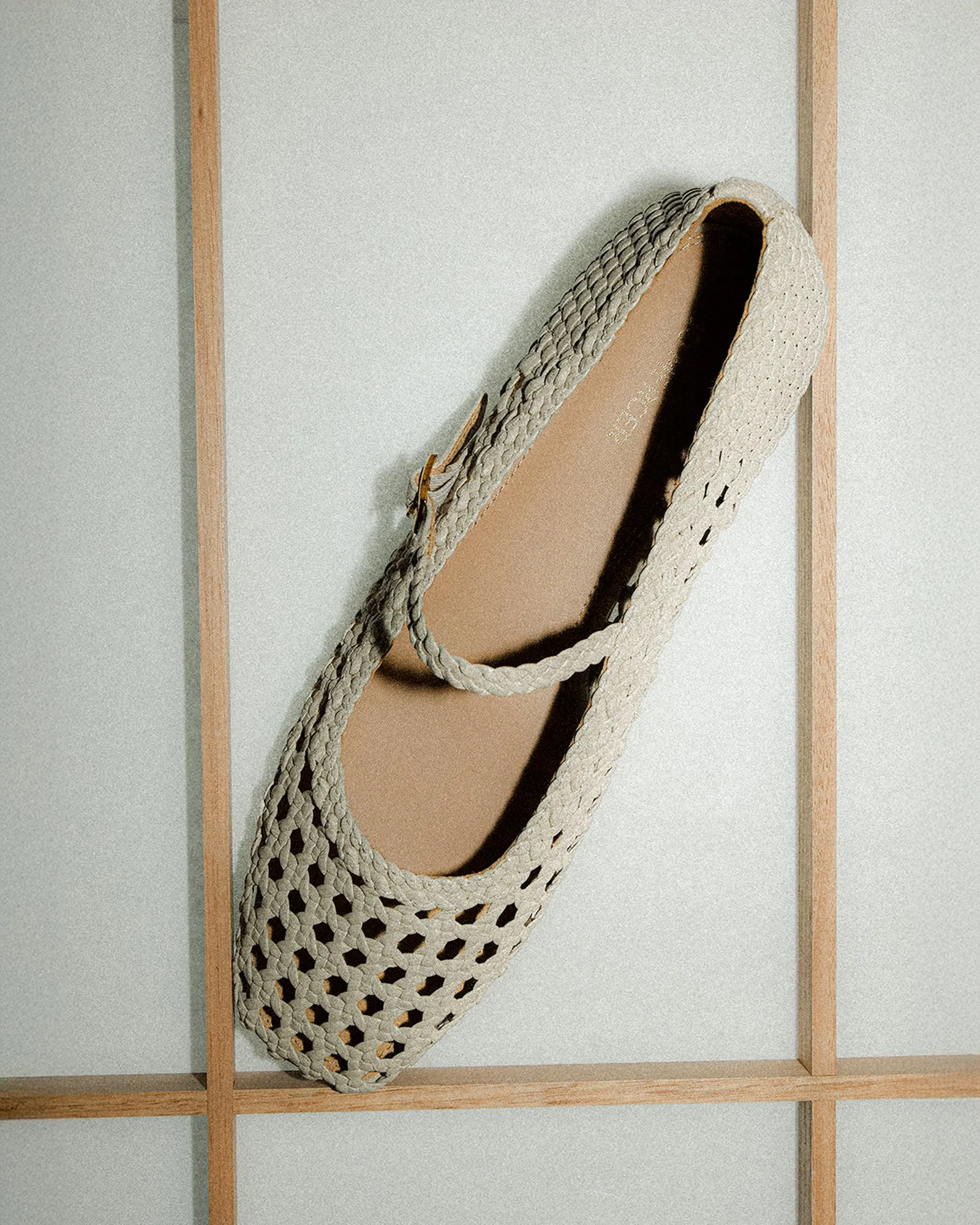 WILLIS CASUAL FLATS OFF WHITE LEATHER