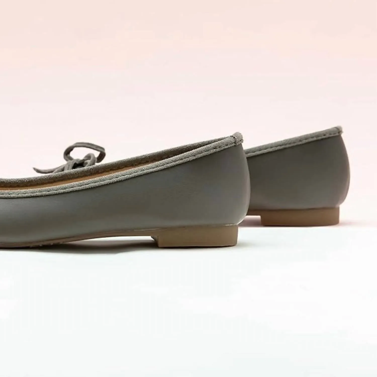 Women Nina Ballet Block Heel In Grey