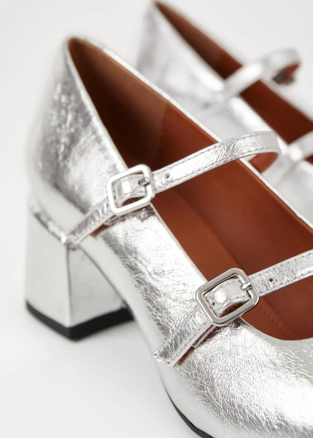Women's Adison Mary Jane Pump In Silver