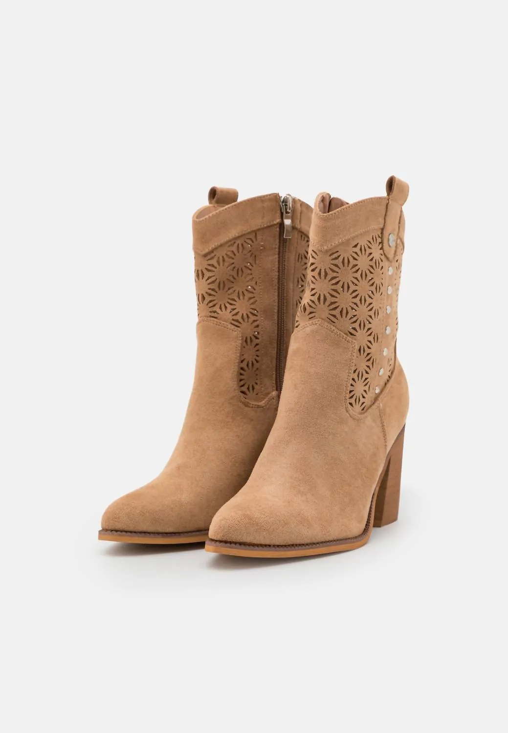 Women's Ankle Country Boots In Brown