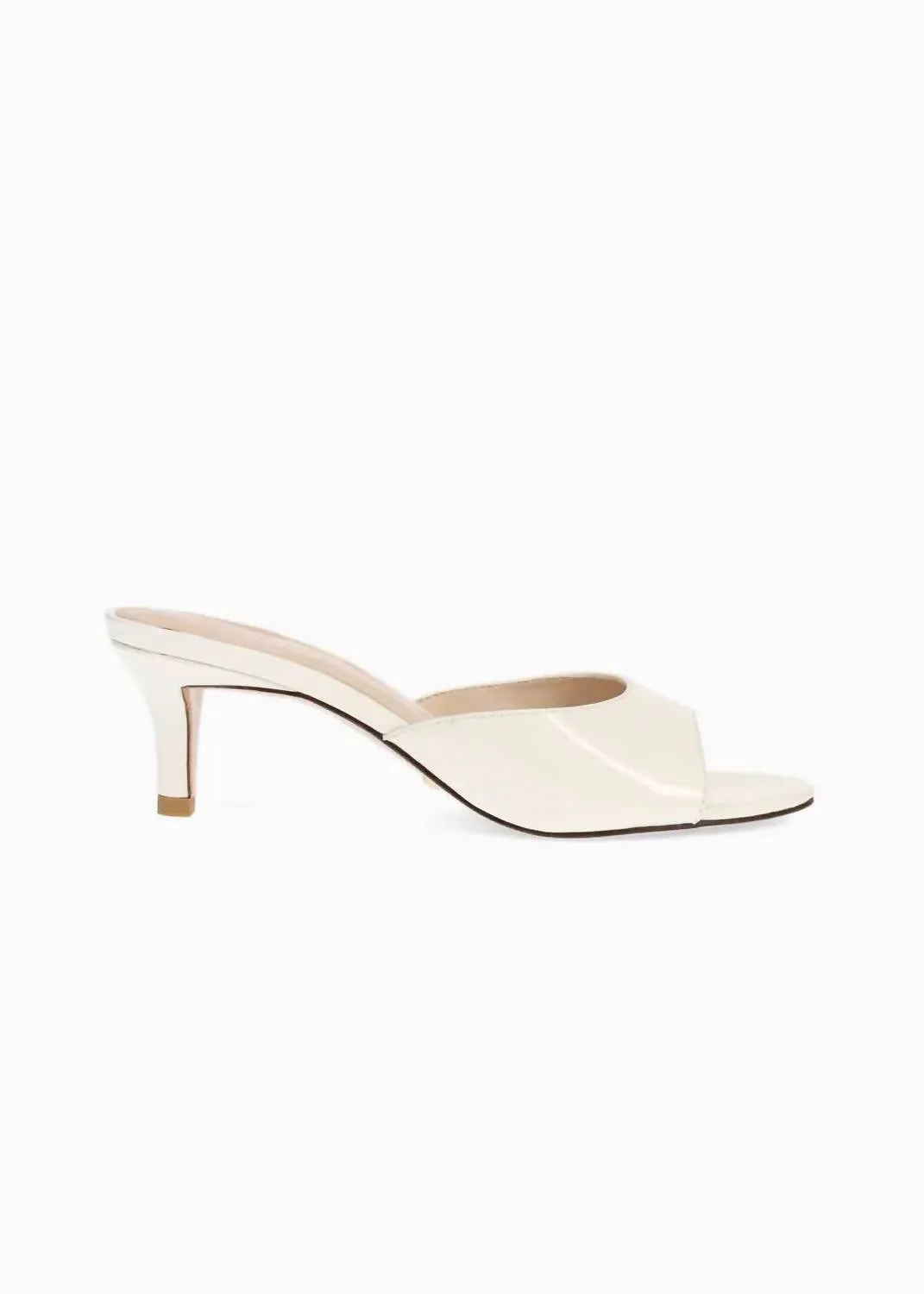 Women's Balin Kitten Heel In White Patent