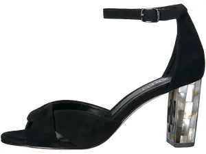 Women's Barie Suede Heel In Black