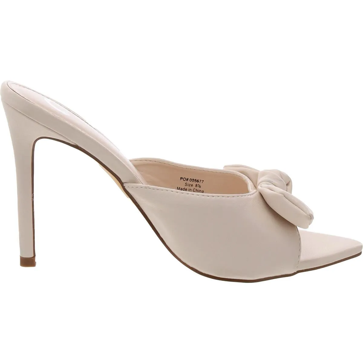Womens Bow Manmade Pumps
