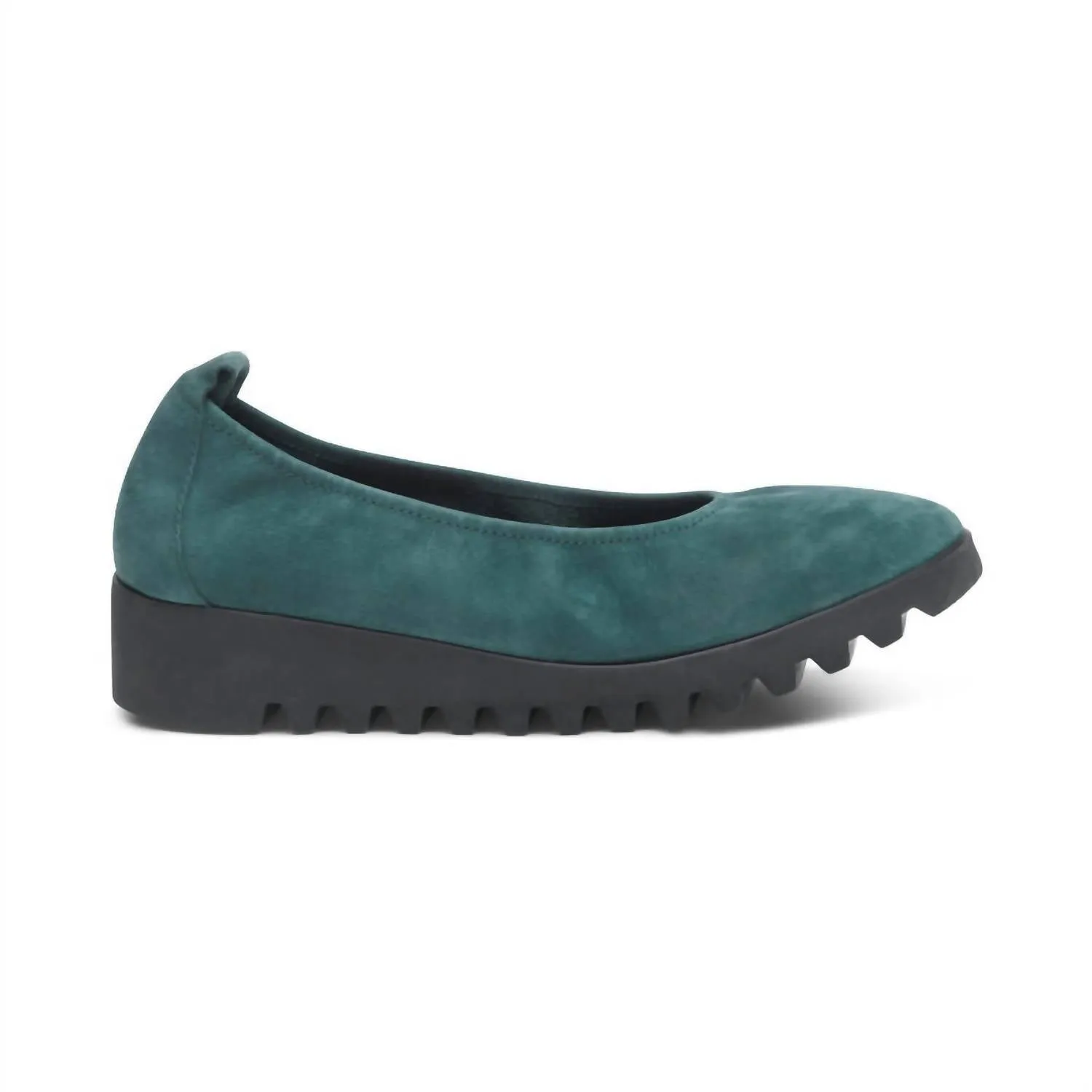 Women's Brianna Slip-On Ballet Flat In Dark Teal