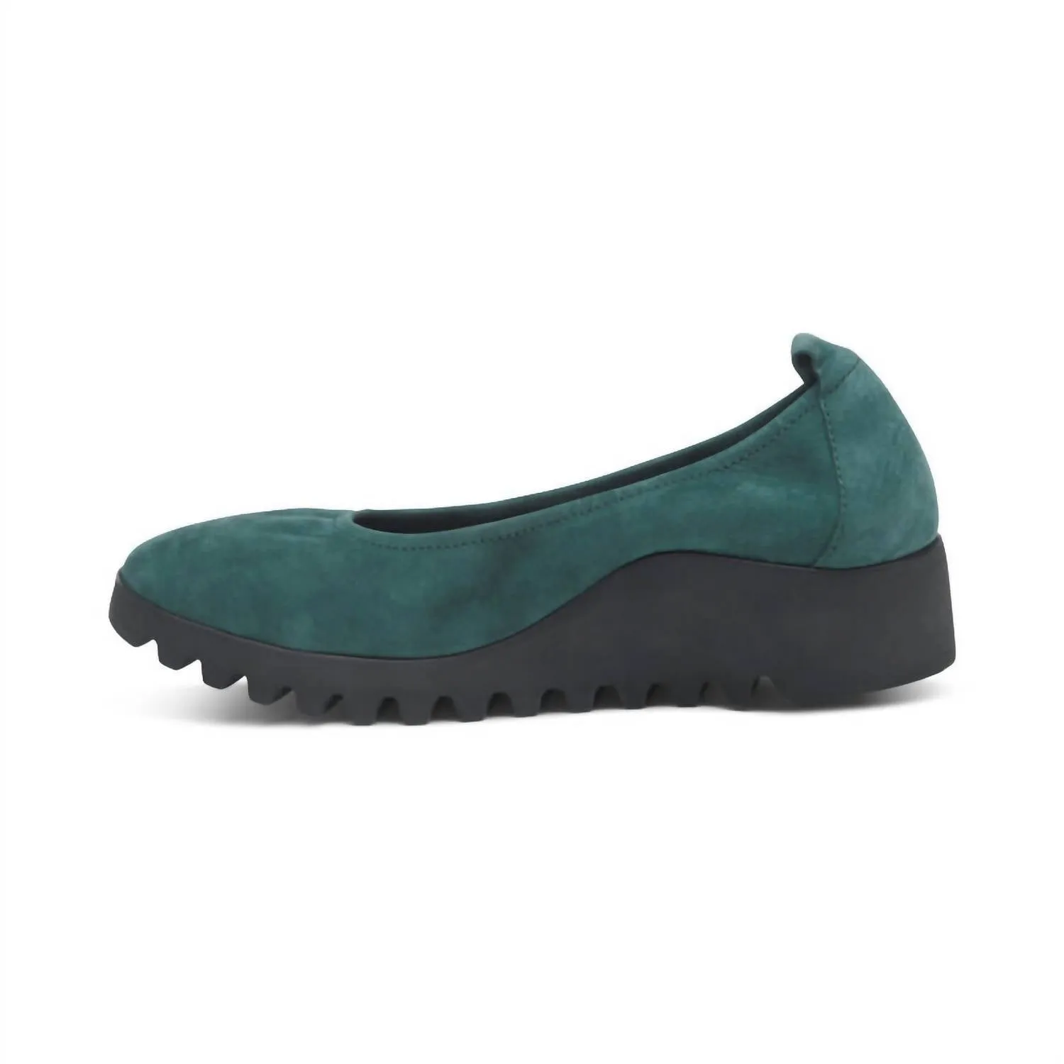 Women's Brianna Slip-On Ballet Flat In Dark Teal