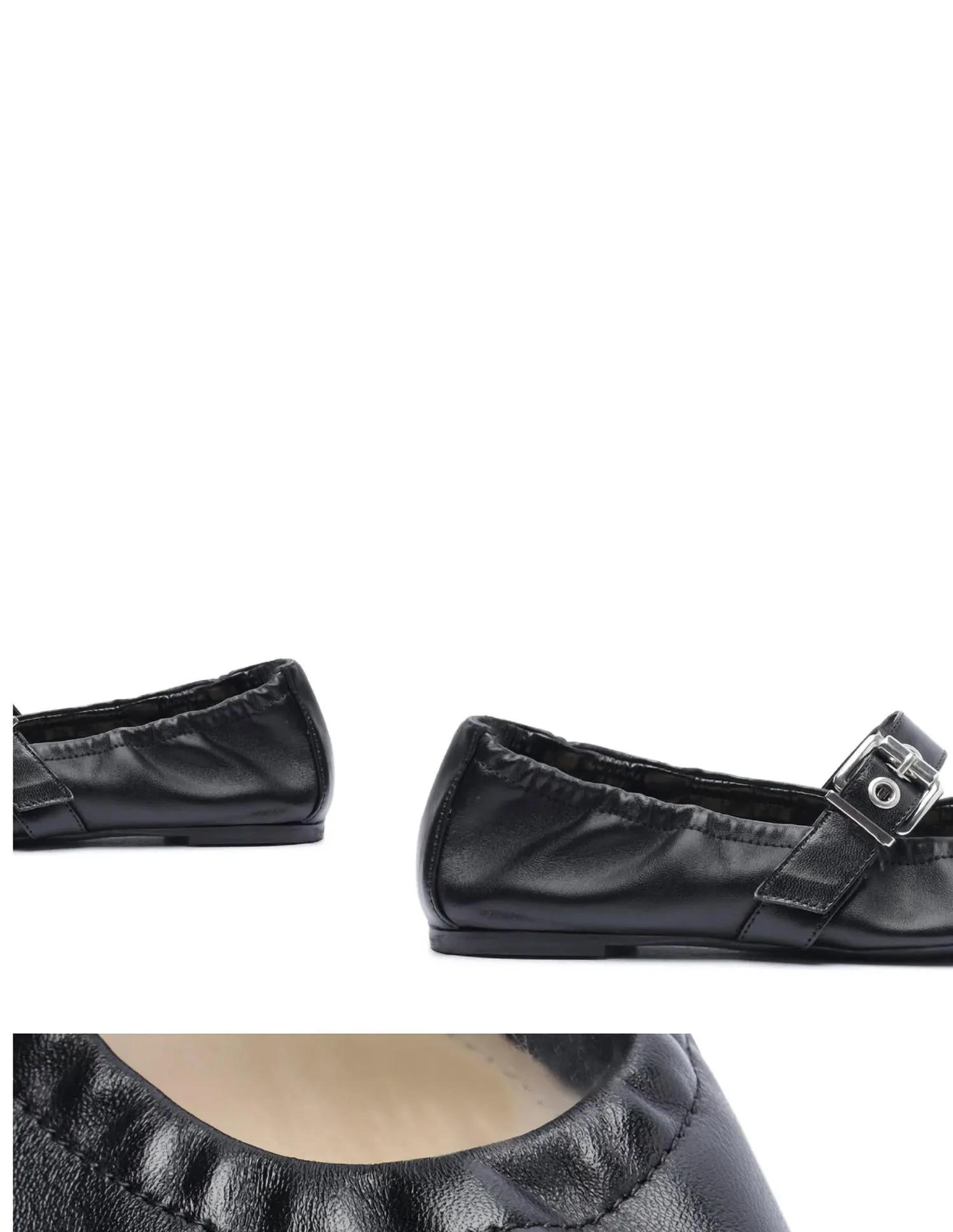 Women's Calita Nappa Leather Ballet Flat In Black
