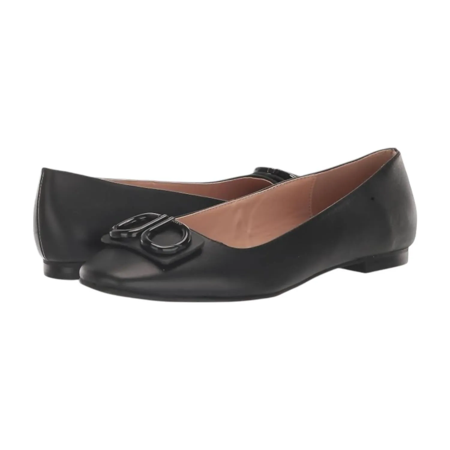 Women's Faiza Nappa Ballet Flat In Black Nappa