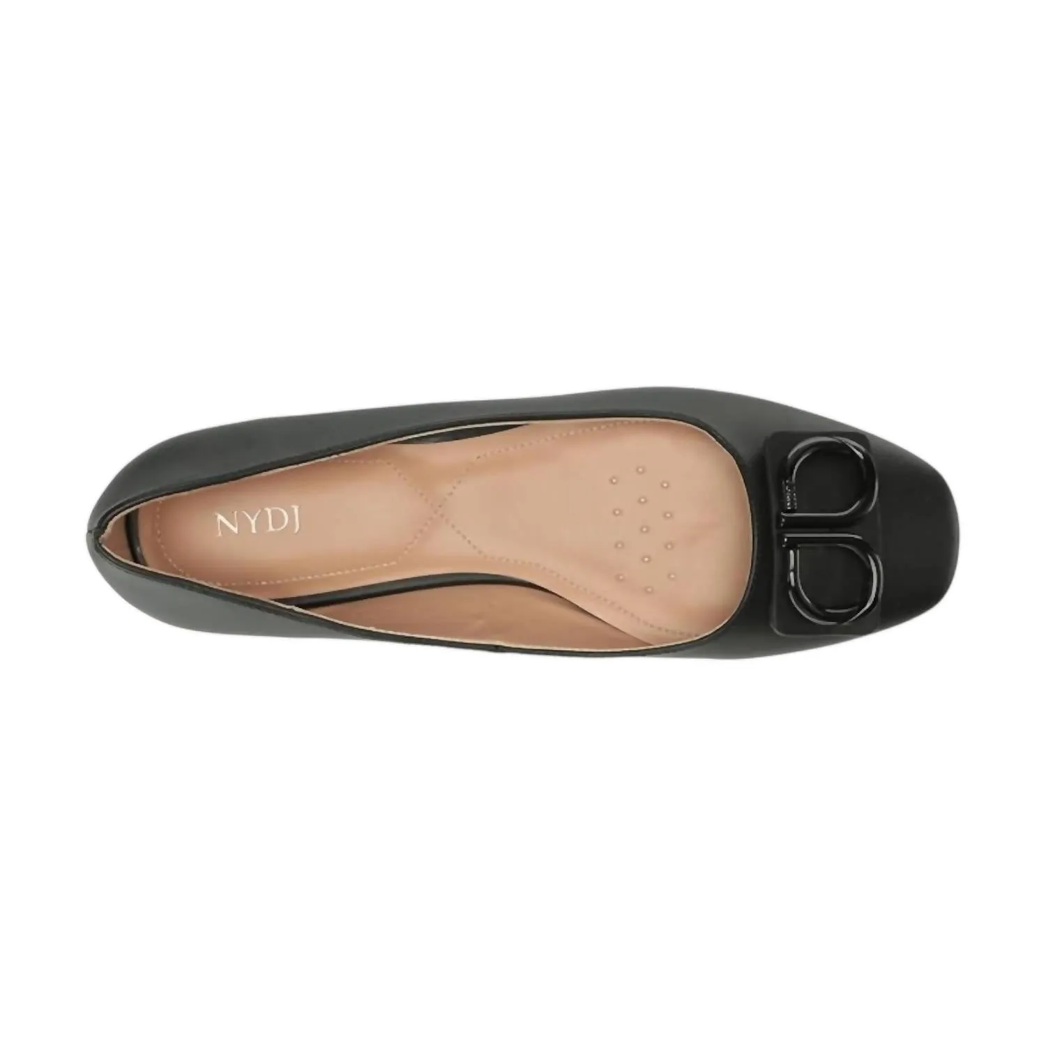 Women's Faiza Nappa Ballet Flat In Black Nappa