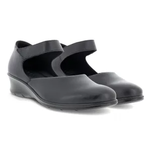 Women's Felicia Mary Jane Low Wedge In Black
