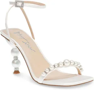 Women's Jacy Heeled Sandal In Ivory