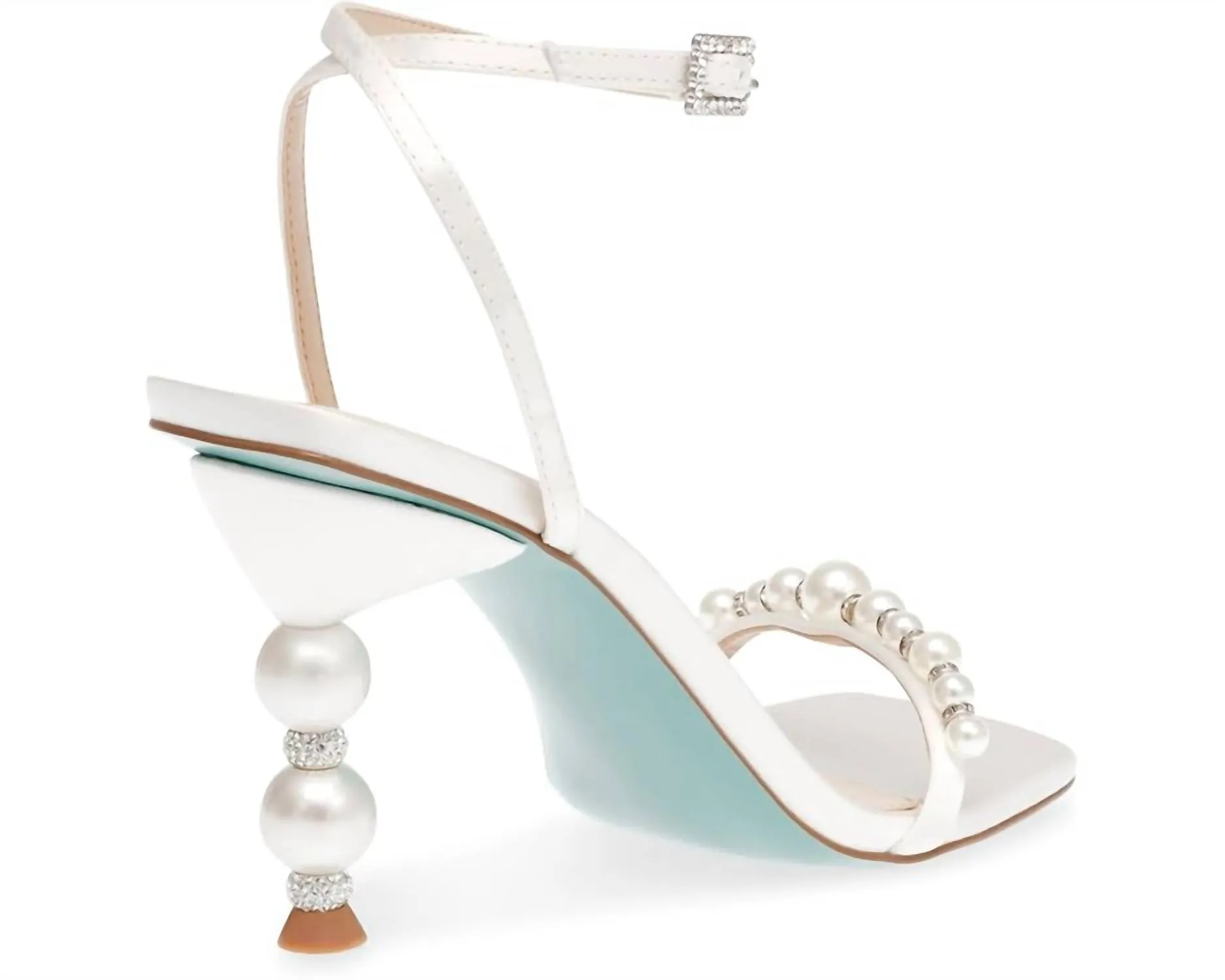 Women's Jacy Heeled Sandal In Ivory