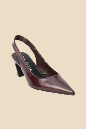 Women's Leona Slingback Heel In Brown