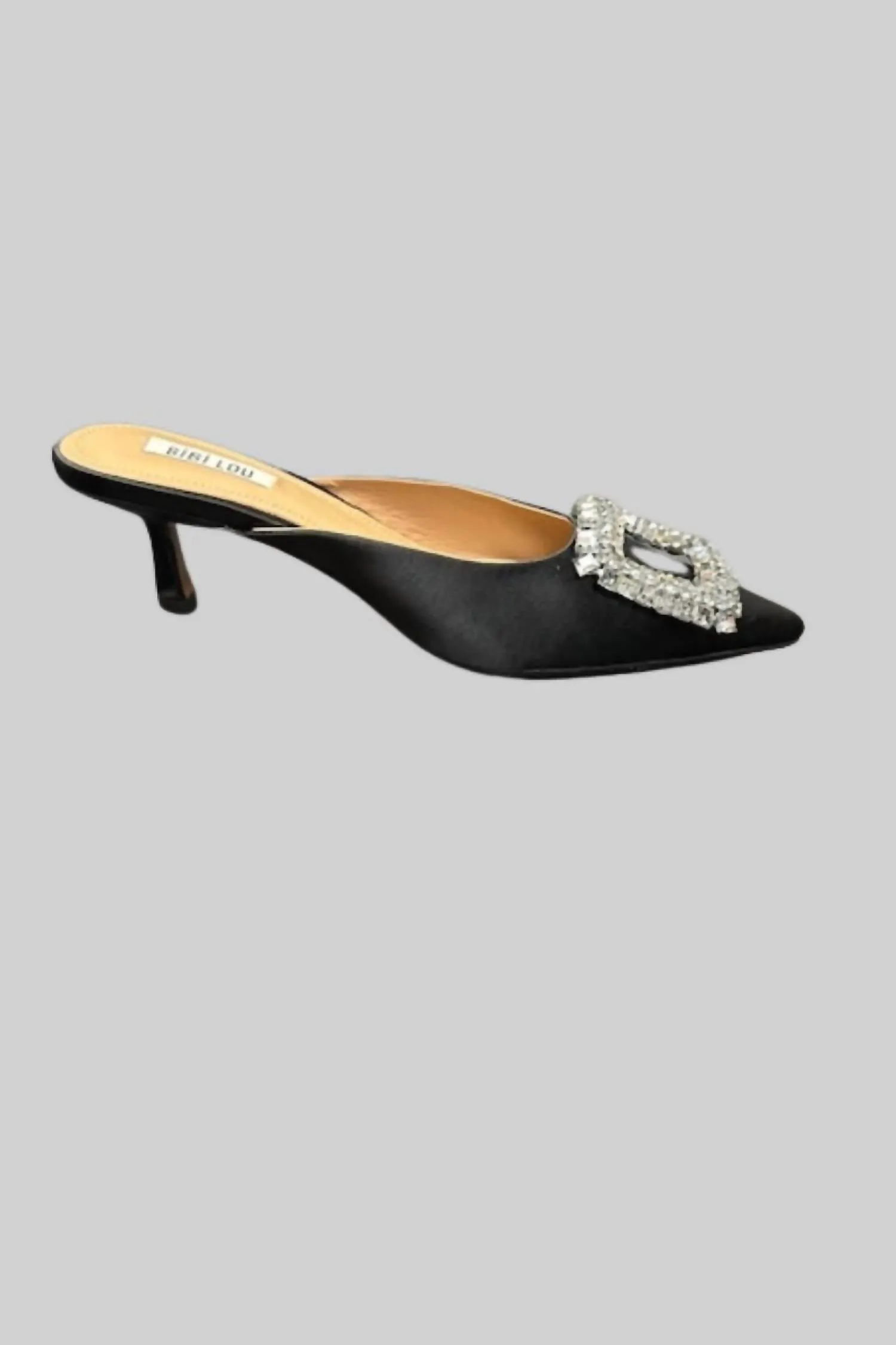 Women's Open Back Pumps Heels In Black