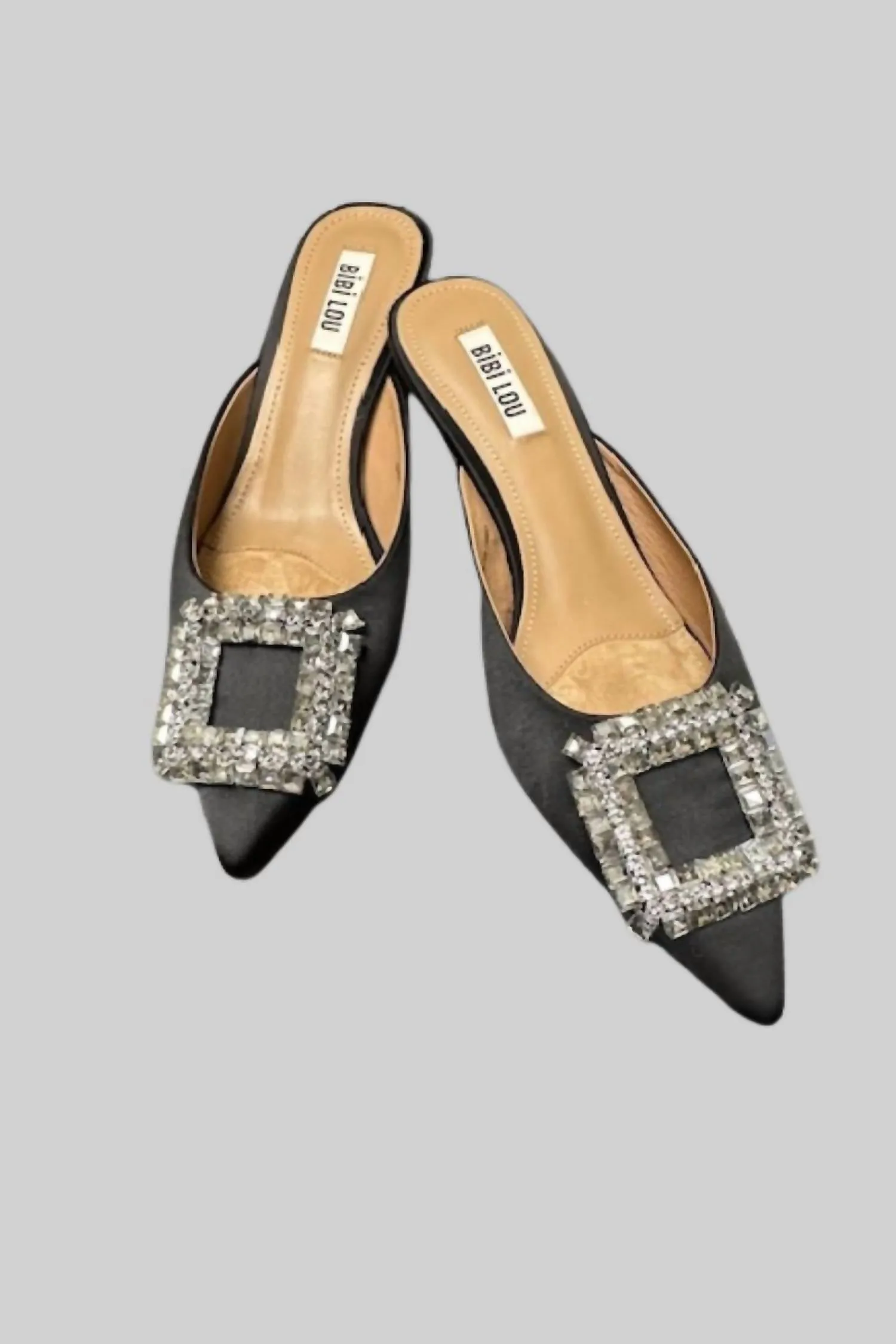 Women's Open Back Pumps Heels In Black