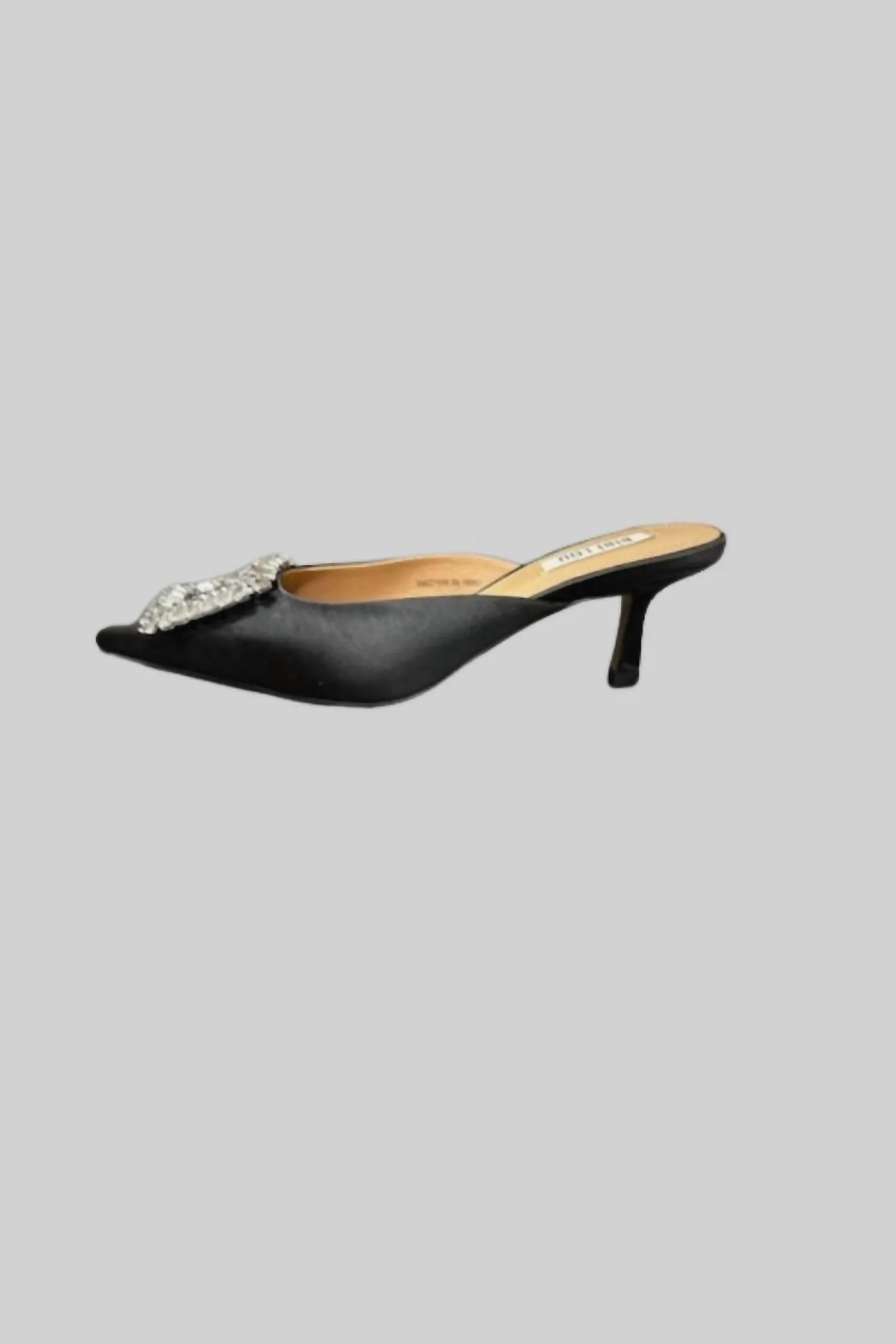 Women's Open Back Pumps Heels In Black