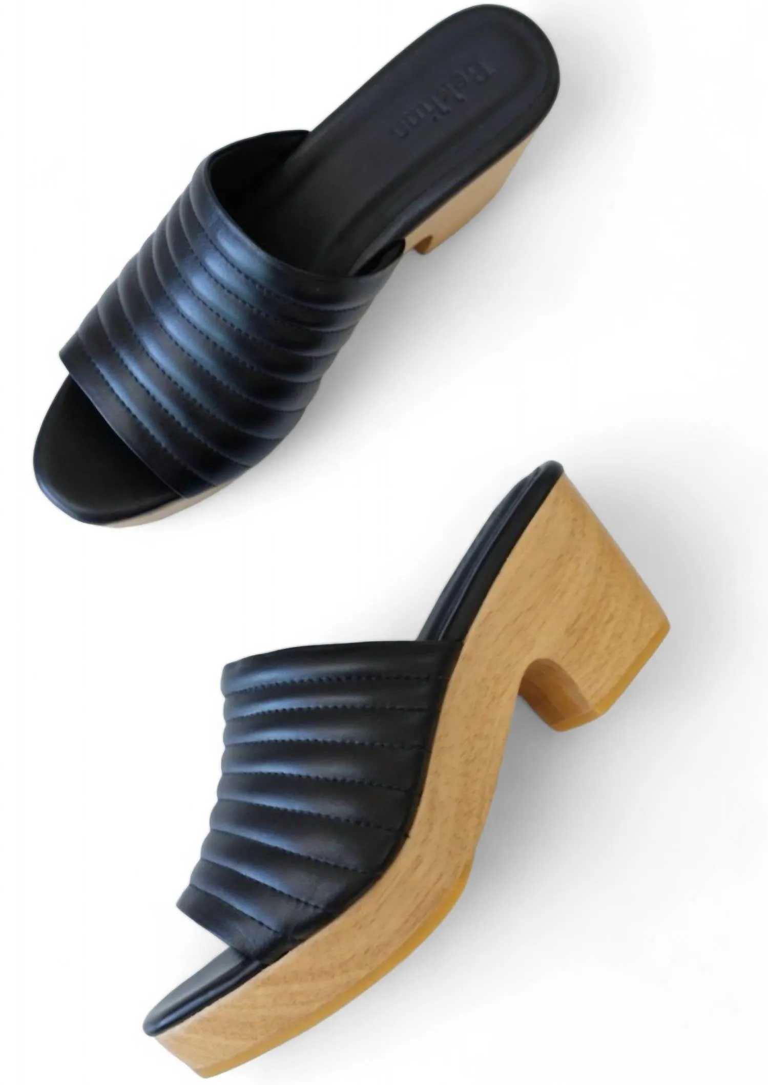 Women's Open Toe Clog In Black