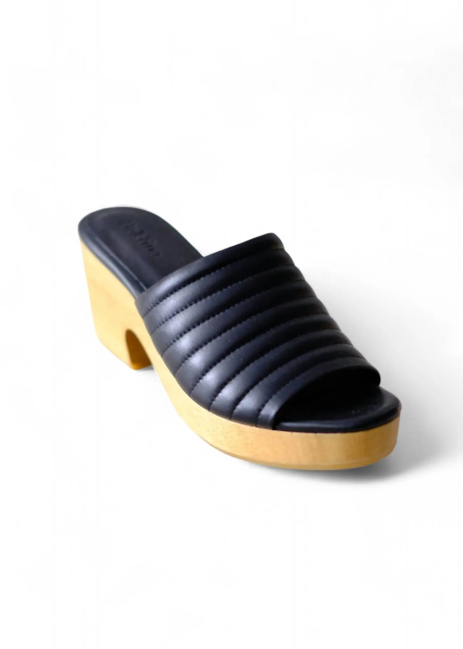 Women's Open Toe Clog In Black
