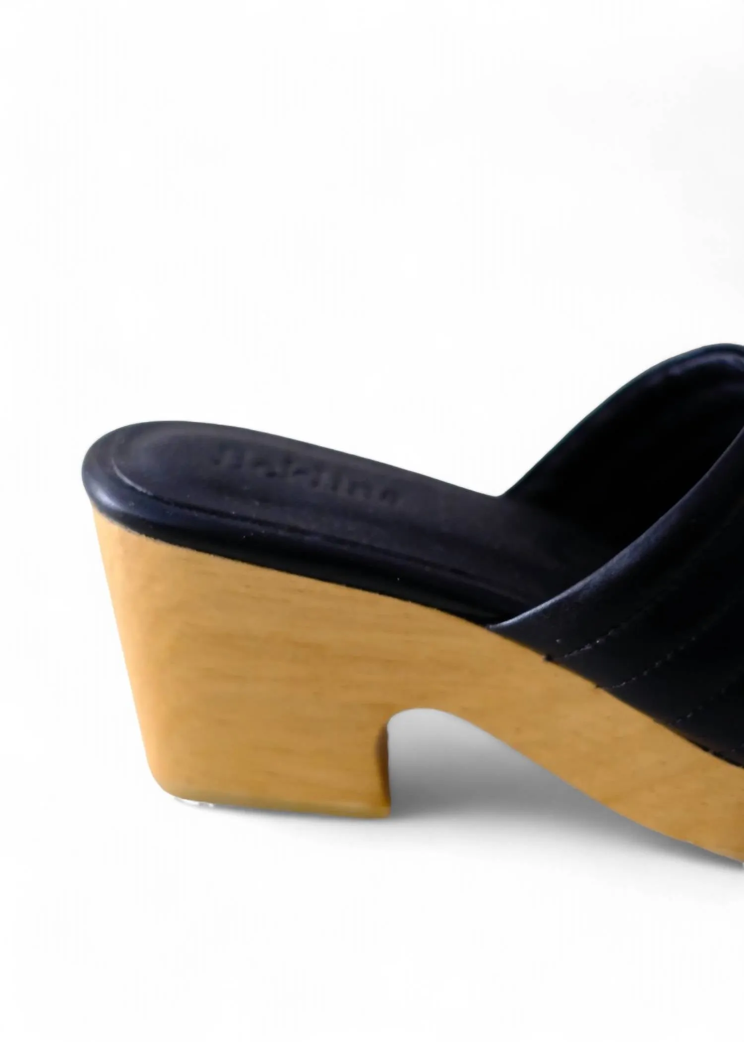 Women's Open Toe Clog In Black