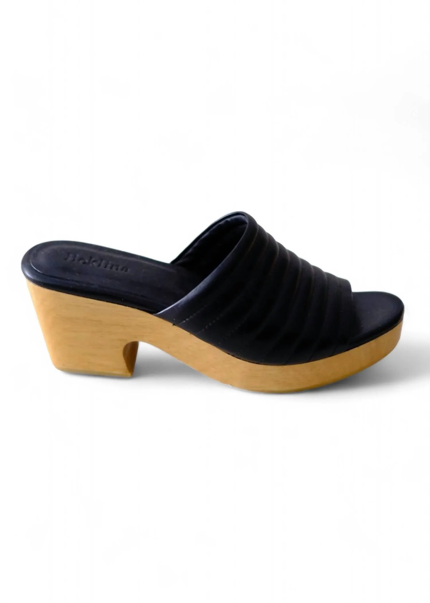 Women's Open Toe Clog In Black