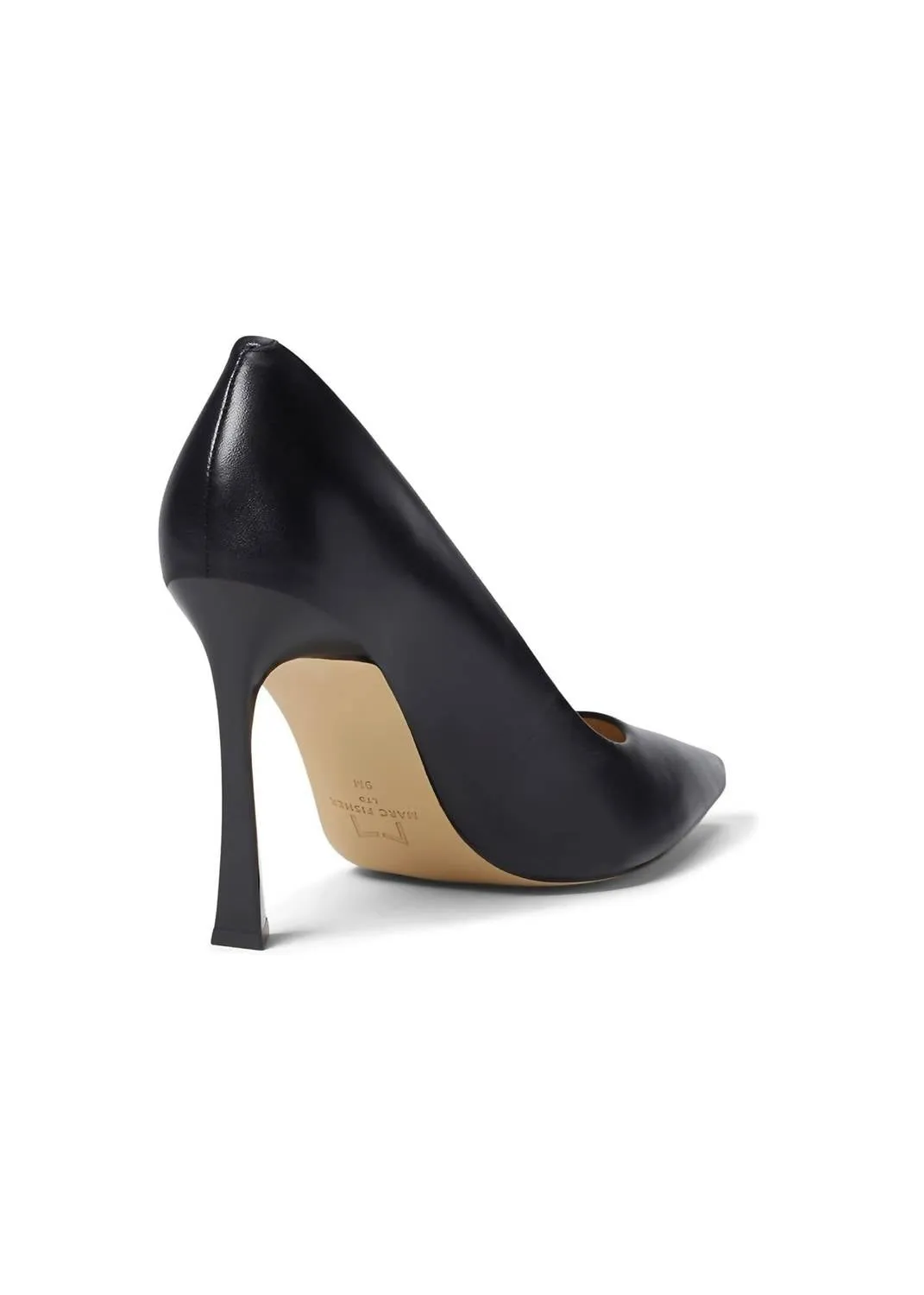 Women's Sassie Heel In Black Leather